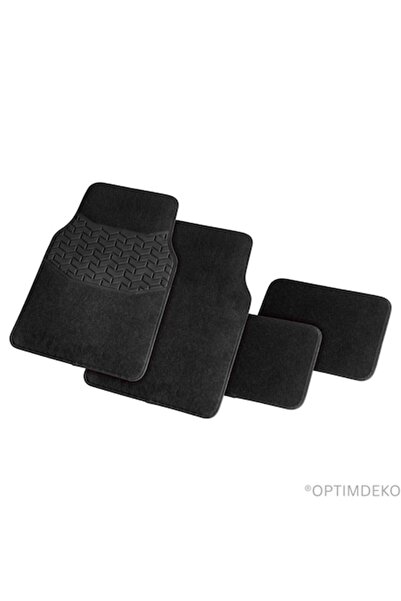 OPTIM DEKO Set covorase Auto Antiderapante cu Cauciuc gros in Zona de Uzura, Protectie zilnica, Durabilitate ma