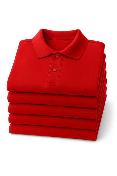 akyıldız iş elbiseleri تي شيرت بياقة بولو عبوة من 5 قطع