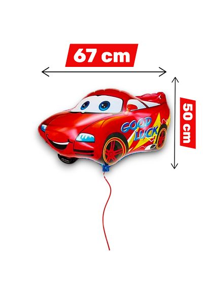 Evabrite Lightning Mcqueen Cars Themed 67X50 Cm. Foil Balloon - Birthday Party Ornament