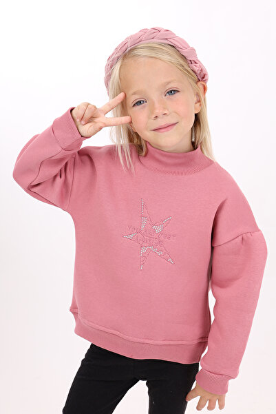 Toontoy Бродирана суитшърт за момичета