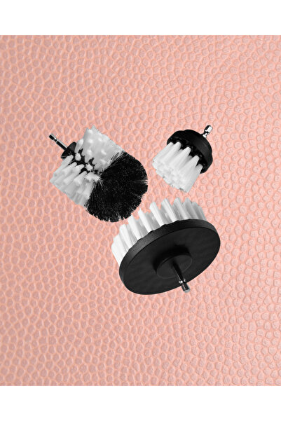 virtuestr Virtue’s 3’lü Beyaz Yumuşak Fırça Seti Matkap Uçlu