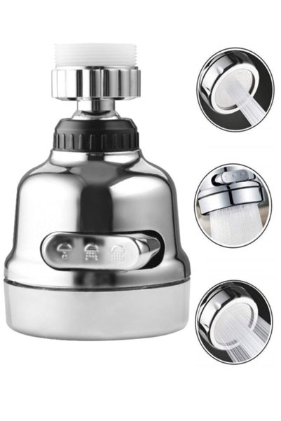 HERFİE Movable Tip Pressurized Shower Mode Filter Apparatus for Kitchen Sink Faucet