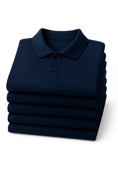 akyıldız iş elbiseleri Polo Neck T-Shirt 5 Pack