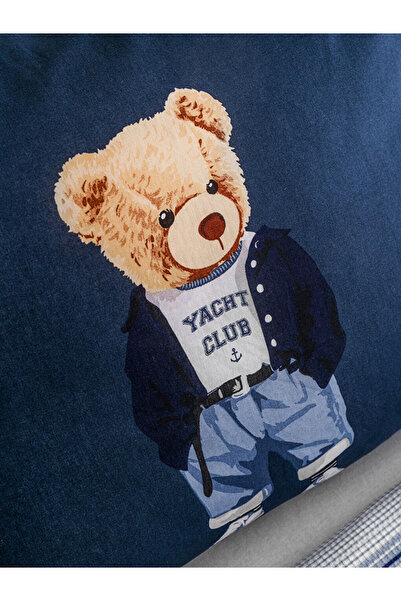 LC Waikiki Timeless Recommendations from Timeless Store |   Teddy Bear Printed Single Pique Set