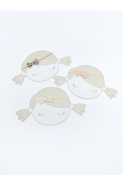 LC Waikiki Quality Parts from Celebi Store |   Bow Detailed Baby Girl Hair Band Set of 3