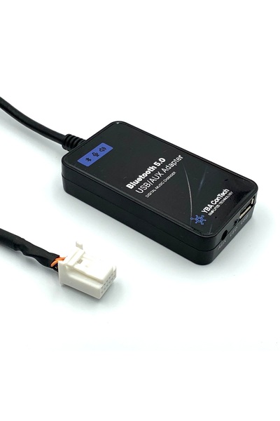 YBA CONTECH Bluetooth 5.0 USB AUX IN adapter, for music and calls 12 pins Toyota