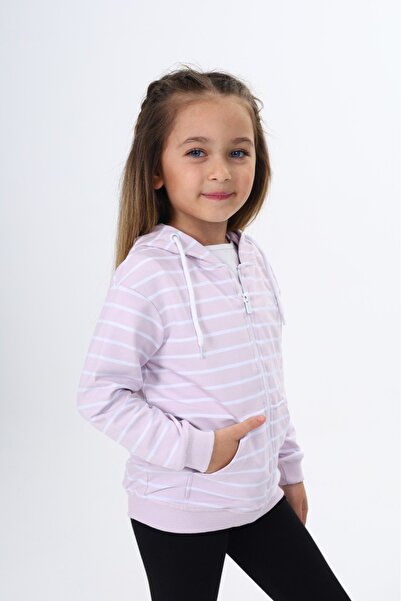 Toontoy Girl's Printed Cardigan