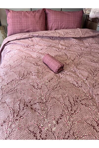 ŞENER HOME Sprout Patterned Sheet Elastic Single Pique Set