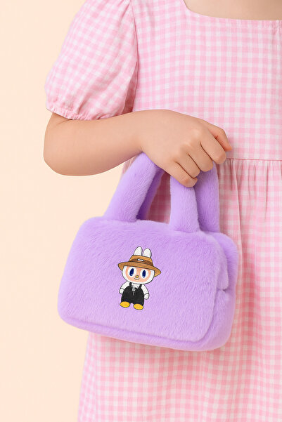 Pretty Yumuşak Peluş Kumaşlı Çocuk El Çantası