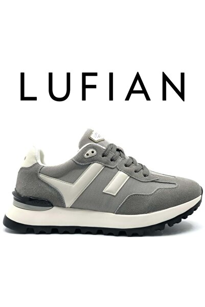Lufian 111230264 Arthur Sneaker Erkek Deri Ayakkabı GRİ