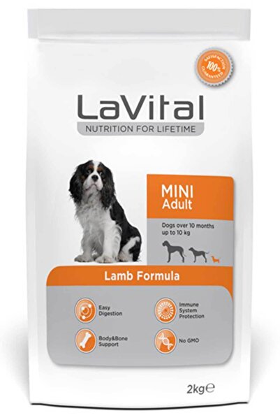 LaVital LaVital Küçük Irk Kuzulu Yetişkin Köpek Maması 2kg