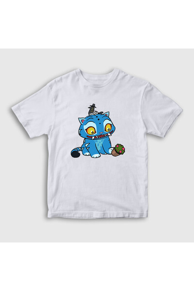 Presmono Unisex Παιδικό μπλουζάκι White Blue Tiger V2 K Pop Demon Hunters 571099tt