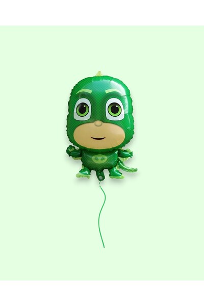 Evabrite Pijamaskeliler Lizard Gekko Foil Balloon Pijama Masks Flying Balloon - Birthday Ornament
