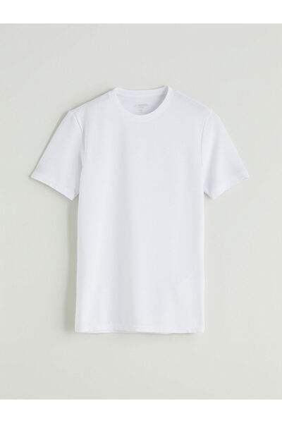 LC Waikiki Quality Parts from Celebi Store |   Crew Neck Short Sleeve Men's Textured T-Shirt