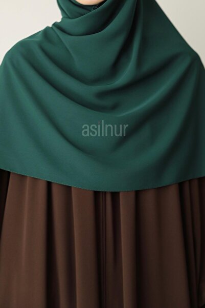 ASİLNUR Elif Large Size Scarf 120X120 Emerald Green