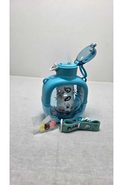 FREFLY زجاجة مياه تحفيزية للأطفال على شكل دمية دب سعة 1000 مل