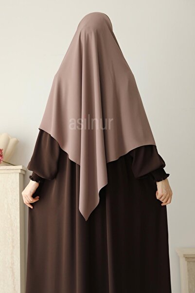 ASİLNUR Elif Large Size Scarf 120X120 Mink