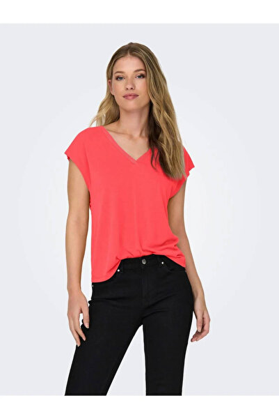 ONLY Onlfree Lıfe S/S Modal Stıtch Top Jrs Жіноча футболка 15285624