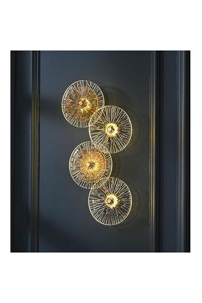 Kardett Modern metal LED wall light, 62 cm, 12W, postmodern design, decorative lighting for the