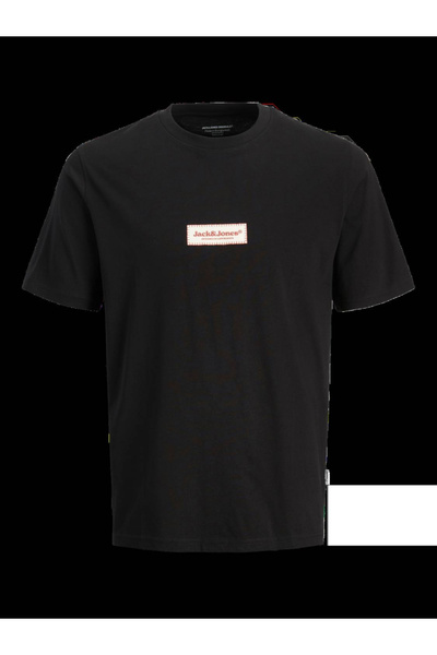 Jack & Jones Jorsplıt Fakestıtch Brandıng Tee Ss Cn Erkek T-shirt 12273182