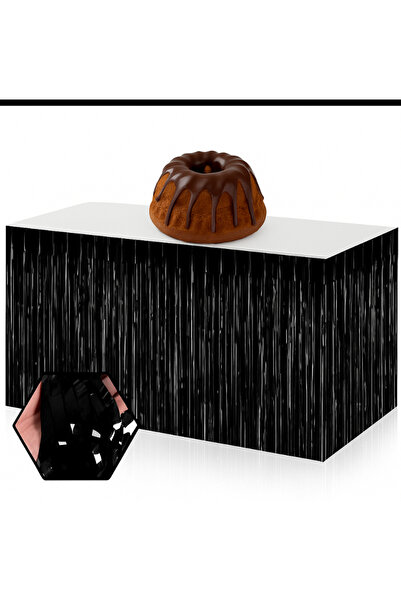 Yogi parti Чорна спідниця столу блискуча