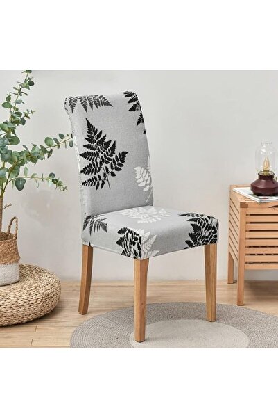 Kardett Elastic chair cover, elastic chair covers, leaf pattern, universal