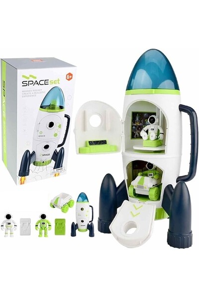 Kardett Astronomer Space Rocket Playset with Lights and Sounds – Interactive Toy for Kids