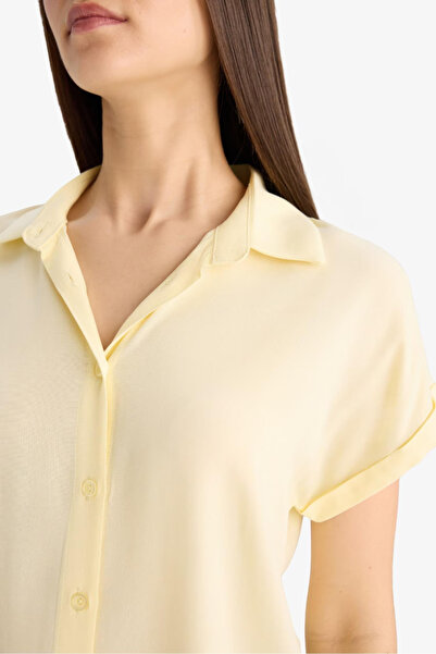 DeFacto Women's Short Sleeve Shirt N7819Az/Yl155