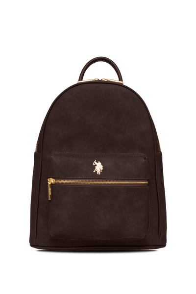 U.S. Polo Assn. Coffee-Brown Women's Backpack Us25631