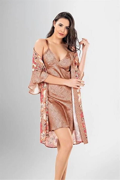 VOILE CLUB Set de 2 halate scurte Secretsita cu model