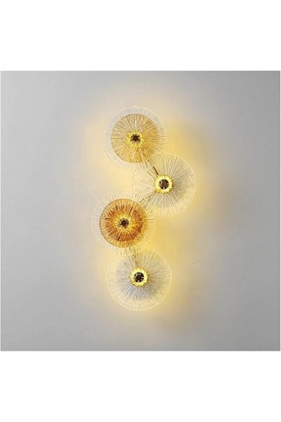 Kardett Modern metal LED wall light, 62 cm, 12W, postmodern design, decorative lighting for the