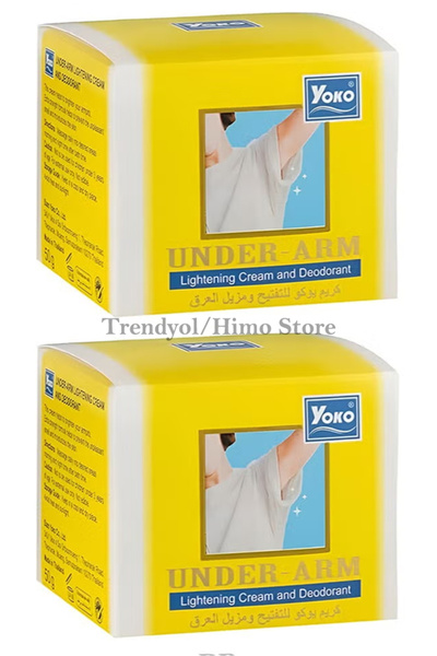 YOKO Underarm Whitening Deodorant Cream Set of Two each 50g