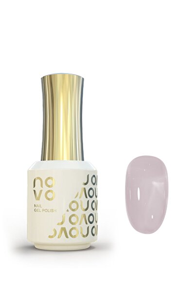 No-vo Jelly Gel Nail Polish, Sheer Nail Polish, UV LED Gel for DIY 12ml-NC25# Pink