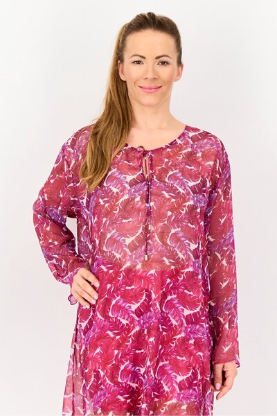 Coega Sunwear Women Floral Print Cover Up Midi Dress, Multicolor