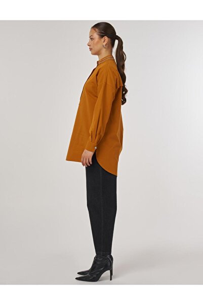 KYR 100% Cotton Beaded Tunic Pumpkin