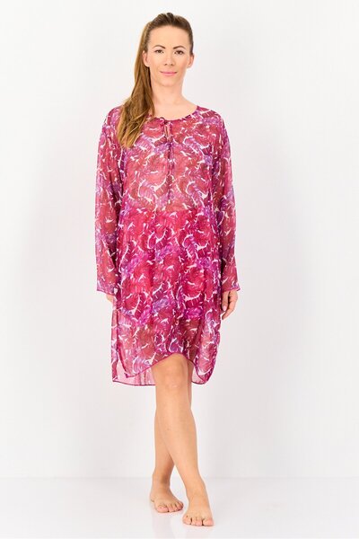 Coega Sunwear Women Floral Print Cover Up Midi Dress, Multicolor