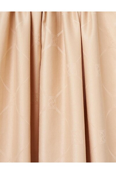 Kayra Baklava Pattern Silk Shawl Beige