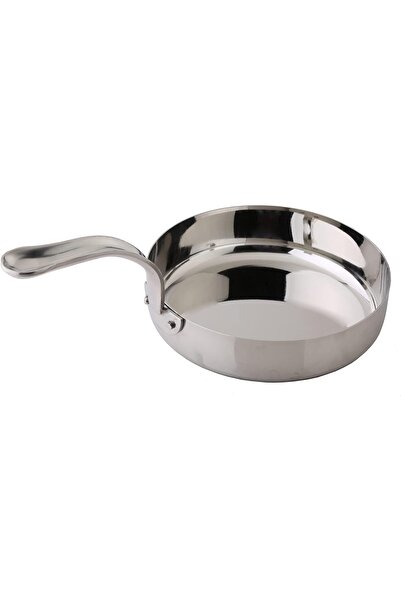 erorex Vetro Stainless Steel Oval Shape Serving Frying Pan Set 3 Pieces