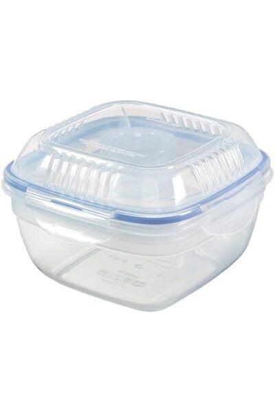 erorex Easy Essentials Salad Bowl/Food Storage Container/Food Storage Bin Tray, Clear, 32 Ounce, Hsm8440T