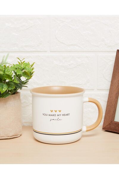 erorex Brown You Make My Heart Smile Mug, Brown, One Size