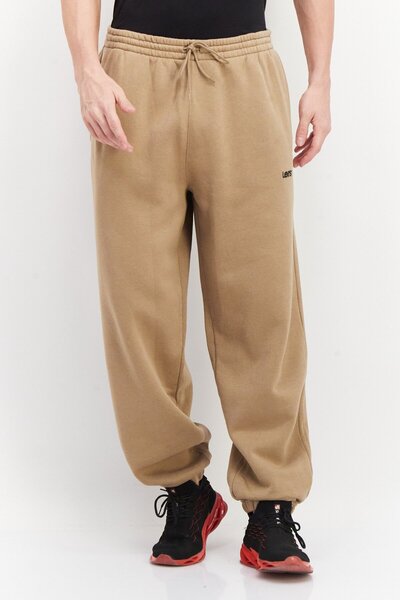 Levi's Men Regular Fit Solid Jogger Pant, Tan