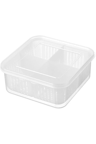 erorex Food Storage Box, Fridge Storage & Container, Onion Ginger Garlic Draining Storage Organizer,