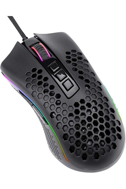 erorex ماوس ألعاب M988 Storm خفيف الوزن RGB 85G خفيف الوزن للغاية Honeycomb Shell 16000 نقطة في البوصة مستشعر بصري 8