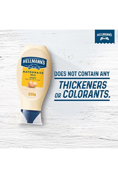 Hellmann's Mayonnaise 235 gSmooth and Creamy Spread for Sandwiches Salads Wraps and Daily Use
