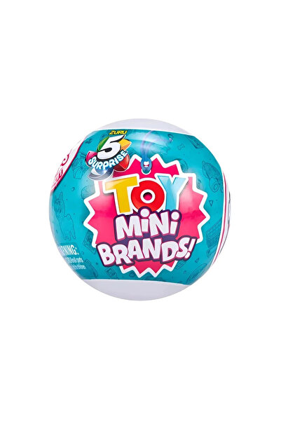 Miniso Random 1Pcs Zuru 5 Surprise Mini Brands Capsule Toys Mystery Blind Box Fashion Surprise Ball Real Mi