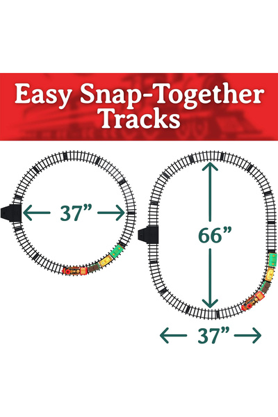 OEM Electric train with sounds, lights and real smoke with adjustable track