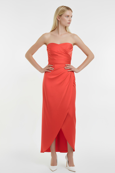 ALFABETA Strapless Evening Dress Alfa Beta