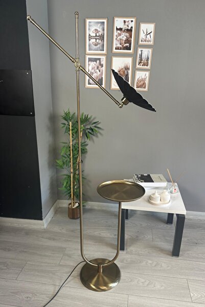 Bamyum Risso Eskitme Gövde Siyah Lambader U Tepsili Makas Gövde Modern Dekoratif Metal Oturma Odası