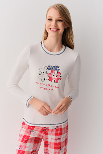 SUWEN Friends Pijama Takımı