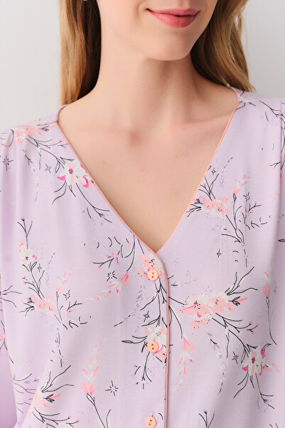 SUWEN Alin Shirt Collar Pajama Set